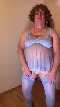 Lenjerie Sissy Blue