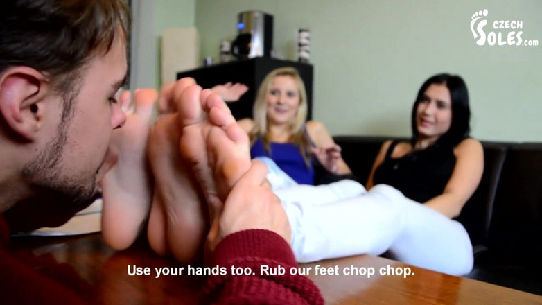 Czech Soles - foot fetish content: Two Beauties Smelly Surprise