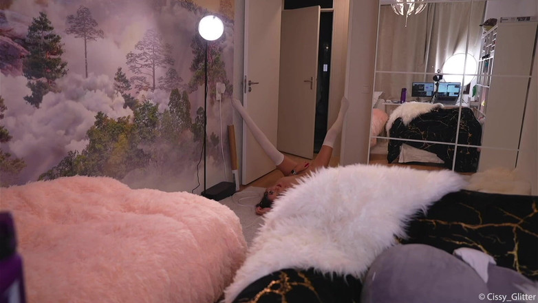 Cissy Glitter: Полчаса не до оргазма! Пышный контроль, о мой бог