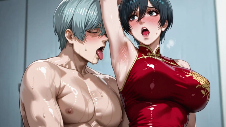 Prznai: Amai Mask (opm) X Mikasa (aot)