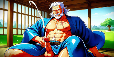 Erotic Man: Anime ve manga erotik adam sanat seti