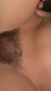 Vanessa has a hairy pussy and when she has interracial sex the black cock fills her up