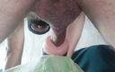 Hot gay cumming: Guy Moaning and Shaking While Cumming Inside a Fake Pussy