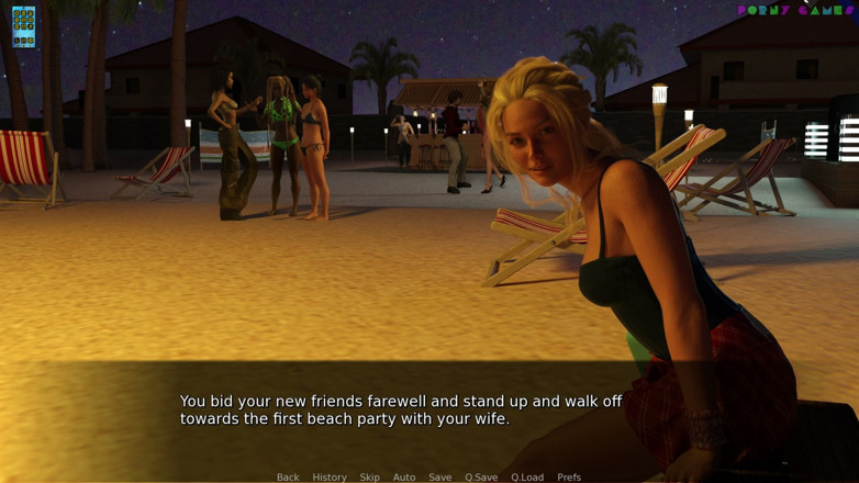 Porny Games: Paradise City by Twisted Arch - Gangbang na praia com estranhos,...