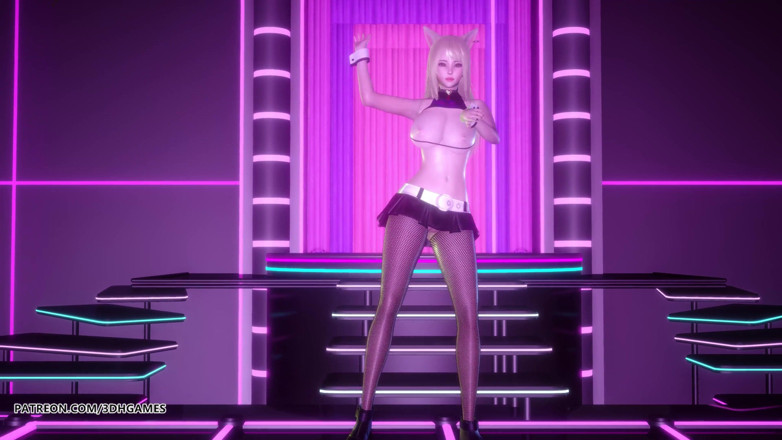 3D-Hentai Games: [MMD] Nayeon - POP Ahri caldo spogliarello league of legends kda...