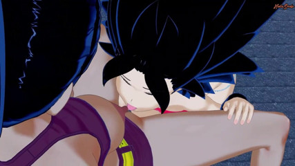 Hentai Smash: Caulifla și Kale mănâncă pe rând pizda - Dragon Ball super lesbian...