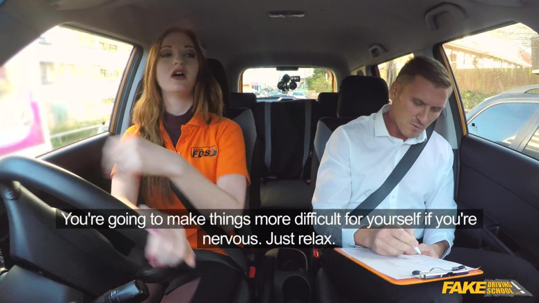 Fake Driving School: Falešná autoškola - perverzní studentské tajemství: kouření a creampie pro nejlepší...