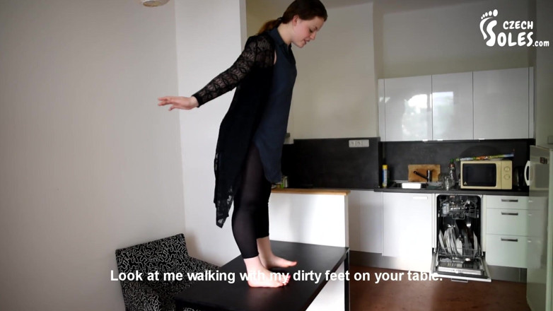Czech Soles - foot fetish content: Dirty feet from barefoot walking