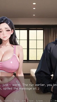 Ze komt klaar van een massage omdat haar vriendje onbekend is -ntr'd door mijn vriend #3 gameplay- een ai-seksspel