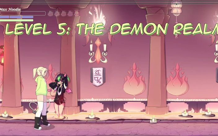 LewdArcade: Maximální elf demo level 4 plná hra s lepším výhledem, kolekce...