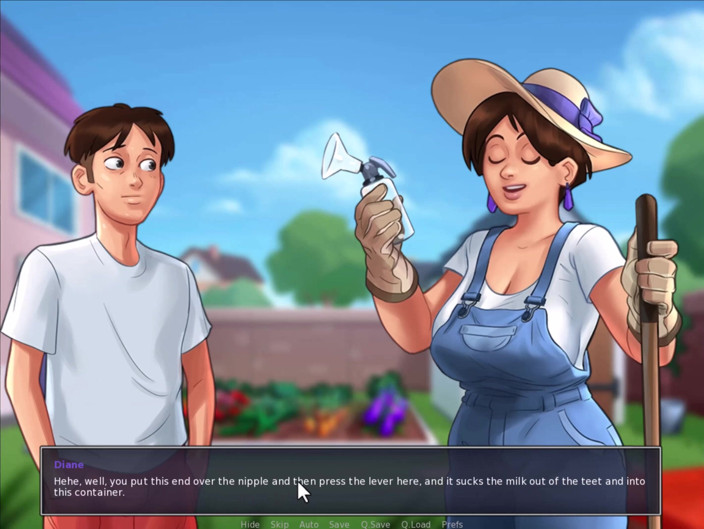 Johannes Gaming: Summertime Saga, dia memberikannya handjob di bilik mandi dan membersihkannya.