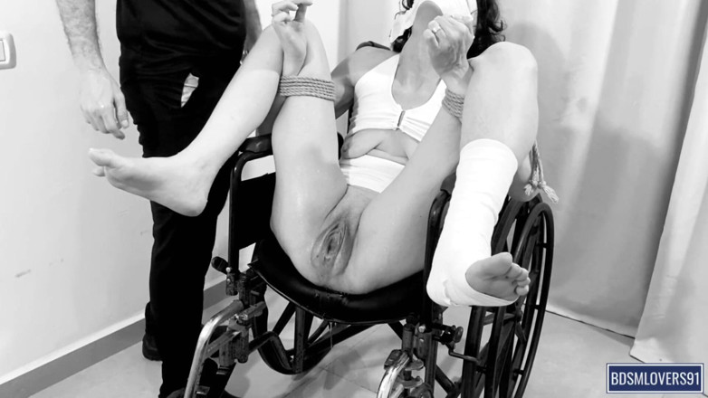 Bdsmlovers91: Darkness Is a Matter of Point of View - Wheelchair Bondage