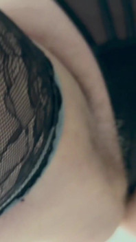 Looking up at Me Point of View in My Black Lingerie Barely Hiding My Pussy