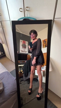 Sexy Walk in Front of the Mirror 01