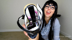 Stella Von Savage: Sandál čichání JOi boty čuchající fetiš