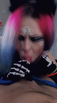 Seductive Young Succubus Came to Sucks My Soul