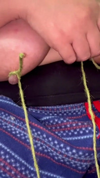 Nipple Pulled with String