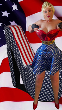 Granny America: Americká sání ptáka stará žena v domácnosti 7223fap