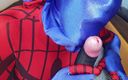 Nylon Xtreme: Em primeiro plano - Nora Fox, nylon azul, spidergirl fode