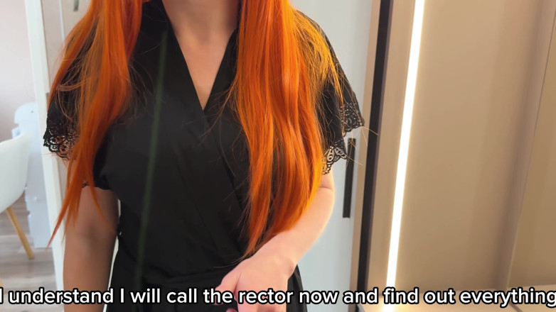 CumInMyMouthBaby: Ošukal prsatou učitelku, aby složila zkoušku - ruský amatér s rozhovory...