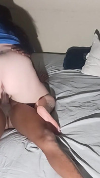 PAWG z dużym tyłkiem Jeździć potwornym kutasem