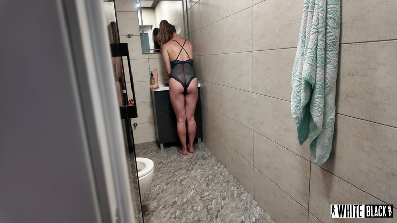 WhiteBlack: Stepson Caught Stepmom Masturbating and Fucked Her Very Rough with...