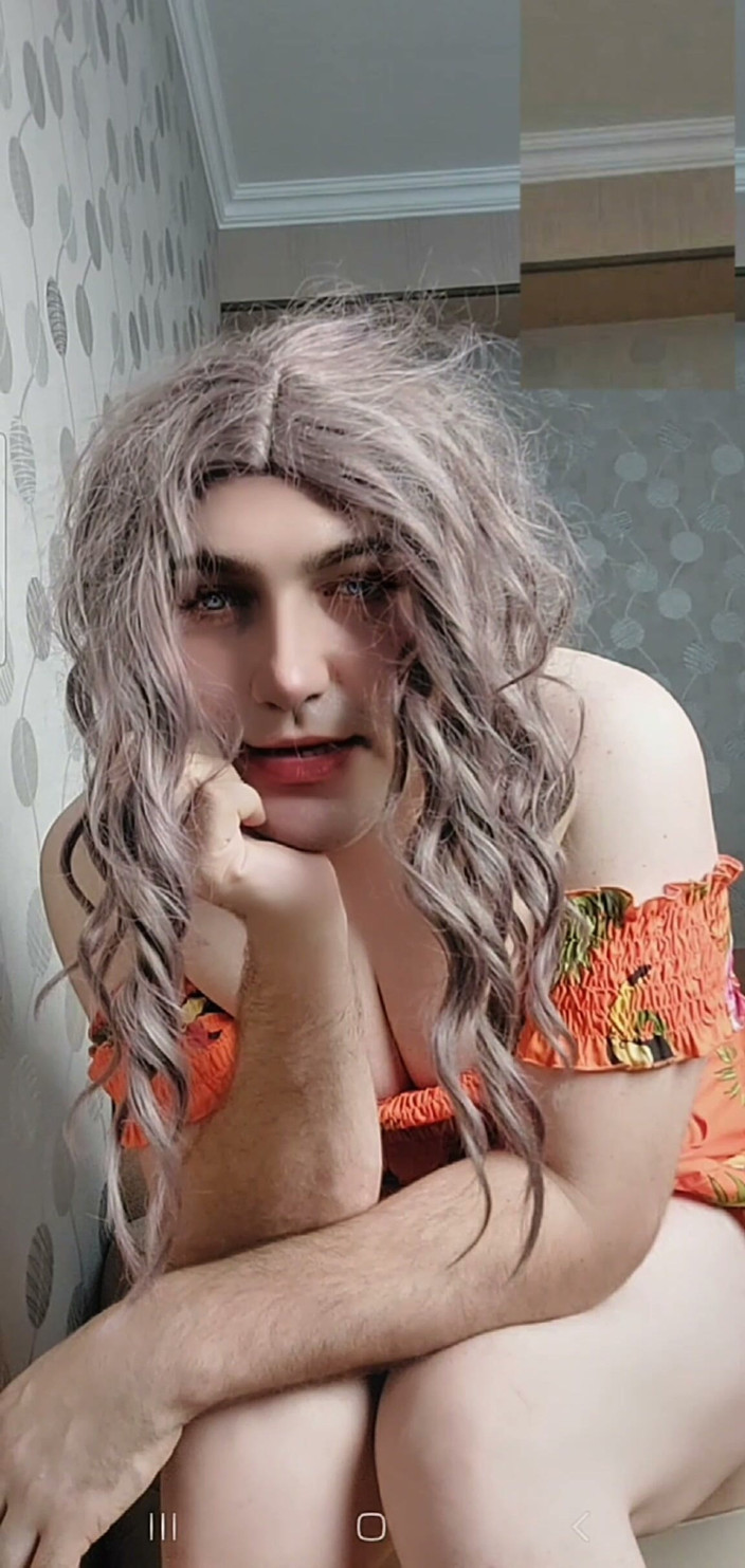 Kitty_Cross: Webbkamera slampa femboy gör henne fan kommer äntligen