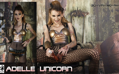 Bravo Models Media - VR: 3dvr - 371 - Adelle Unicorn - future warrior girls serie
