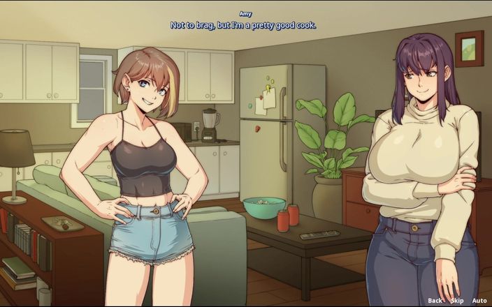 Trans Asura: Chloe primește boner pentru colega ei de cameră Amy în prima...