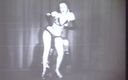 Vintage megastore: Oldscool revue-stripper-show