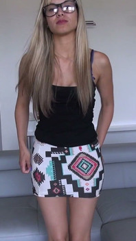 Cute 18 Year Sandrine Does a Porn Casting
