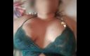Black & white desicat: Бенгальская жена Visaakaa носит горячее сексуальное зеленое нижнее белье, занимается грубым сексом