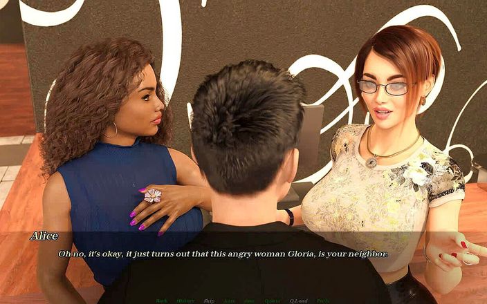 Dirty GamesXxX: Horyzons: eu e duas meninas sensuais bobas em uma boutique...