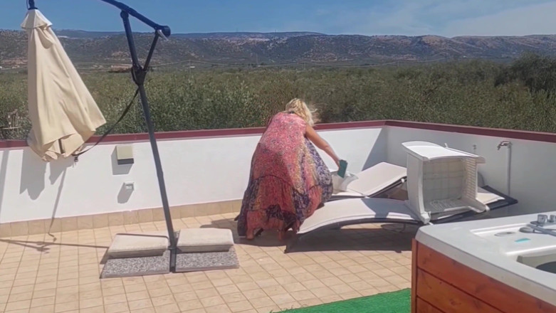 Selena 70: Amateur Blonde Mature Wife Enjoys Sex Outdoors