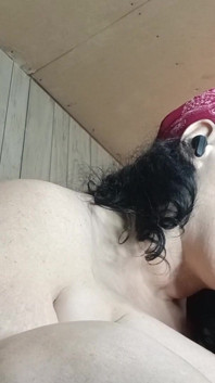 Sycking Her Pussy Juices off That Monster Hand