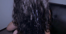 f4ptop: Sesso orale che mostra i piedi, sperma sui capelli, la...