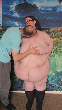 SSBBW Stripped and Kissed Belly Caressed