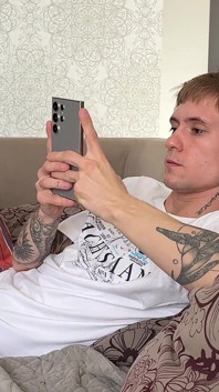Cute Twink Services Guy with Big Dick Part 1