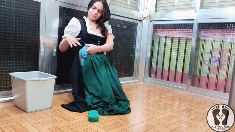 All You Can Fetish: Bavarian Fantasy – Latina in a Dirndl, Wet and Messy House...