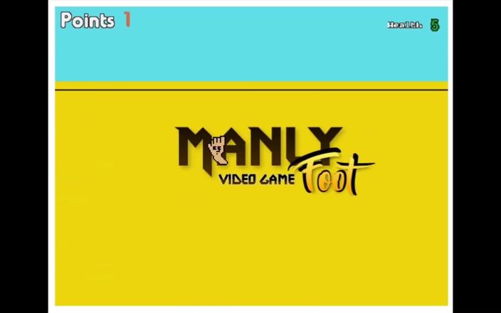 Manly foot: Manlyfoot - 8bit retro stil arkadspel - spela som min fot och undvik...