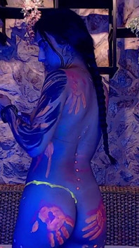 Dansande Sex Naken Show Speciell Latina Fitta Onani