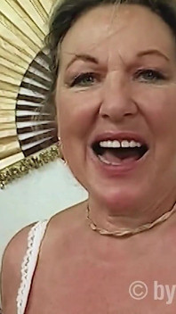 Granny Maria Fingers Her Old Cleft