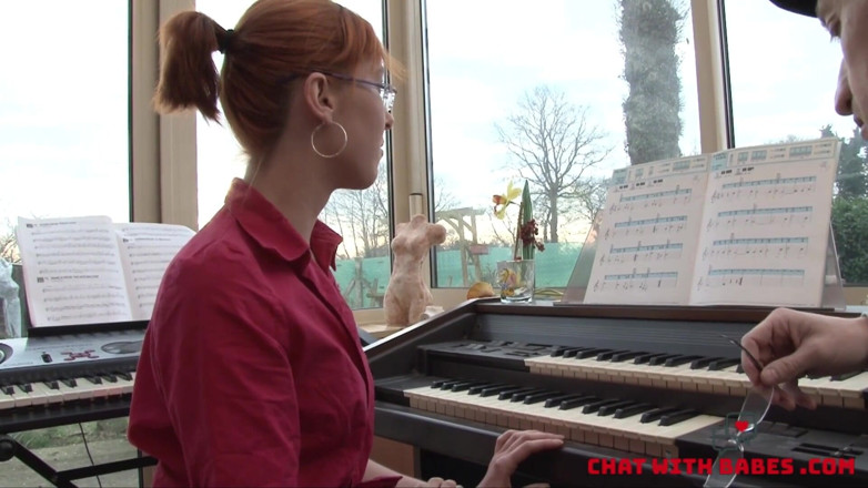 CBD Media: Girl gets fucked in the ass during piano lesson