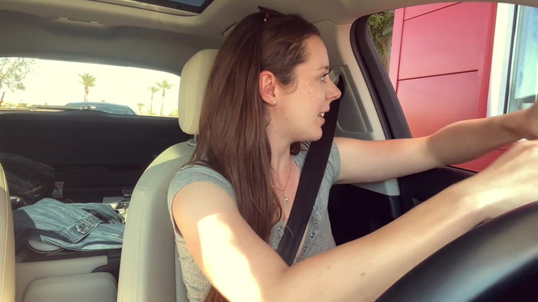 Nadia Foxx: Cumming *embarassingly* Hard in a Starbucks Drive Thru (lush Control Part 2)