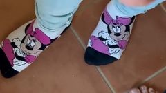 Handjob in the Bathroom Nice Feet