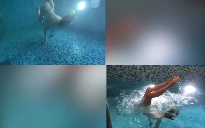 Skinny_lady69: Aliento de entrenamiento en la piscina