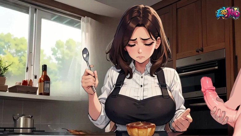 Erojano: 내 친구의 엄마와 함께 해변에서 휴가