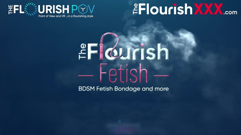 The Flourish XXX: Ophelia Kaan får anal bondage i den blomstrande fetischen BDSM...