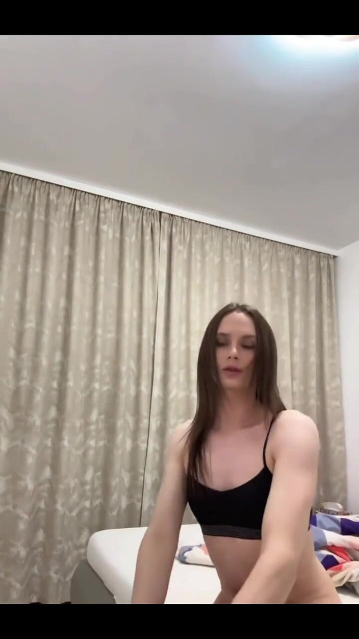 TS Kylie Star: Dirty White Socks