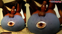 Ass Monkey: Blackie con enorme culo no tiene necesidad de ropa interior -...